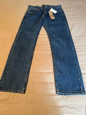 Levi's Men's Dark Blue Straight-Leg Jeans